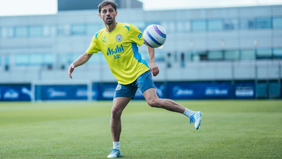 FOCUS TIME: Bernardo Silva is a study in concentration.