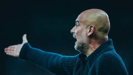 THE BOSS: On the touchline.