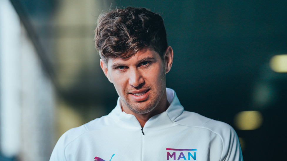 FOCUS TIME: John Stones prepares for Tuesday's session