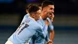 ETIHAD ECSTASY: Ferran Torres can't hide his delight at getting on the scoresheet!
