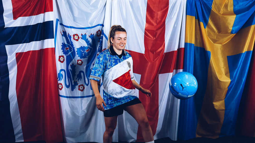 ON THE BALL: The City winger is set to be a key figure for the Lionesses in their quest for Euro glory