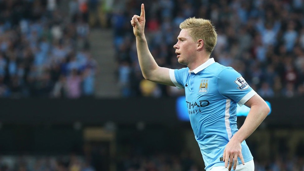 UP AND RUNNING : Celebrating his first goal for the Club in a 2-1 loss to West Ham United.