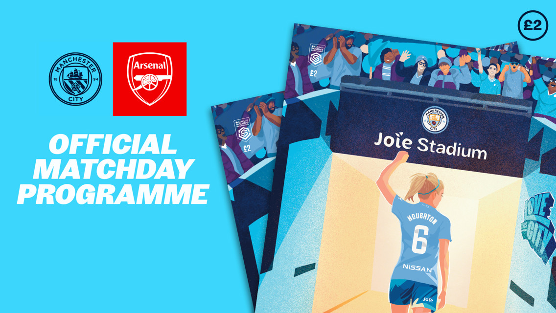 City v Arsenal: Houghton cover star for final home match 