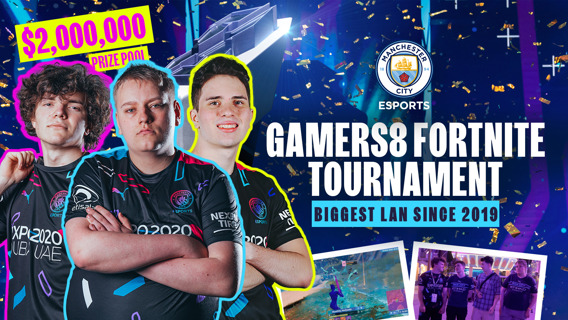City's esports roster shine at Gamers8 Fortnite event