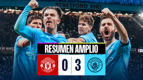 United 0-3 City: resumen amplio