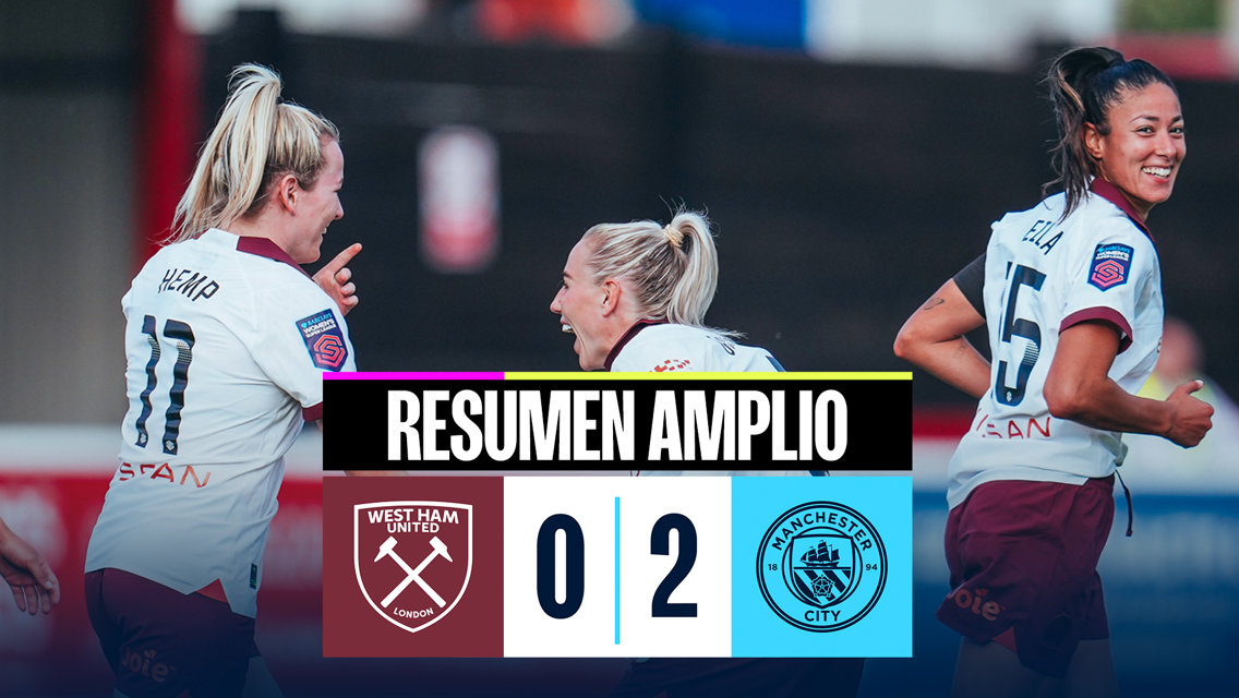 West Ham 0-2 City: resumen