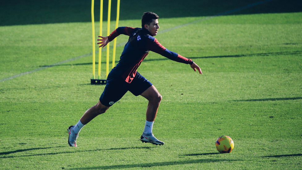 BEST FOOT FORWARD: Rodrigo turns on the power