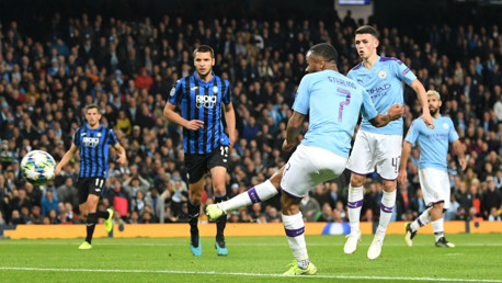 STERLING FINISH: Raheem finishes off a fine team move to make it 3-1