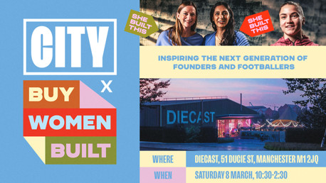 Celebrate International Women's Day with Manchester City and Buy Women Built