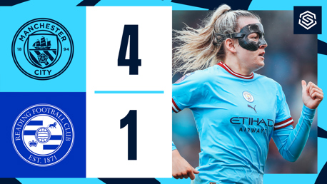 City 4-1 Reading: Cuplikan Barclays WSL