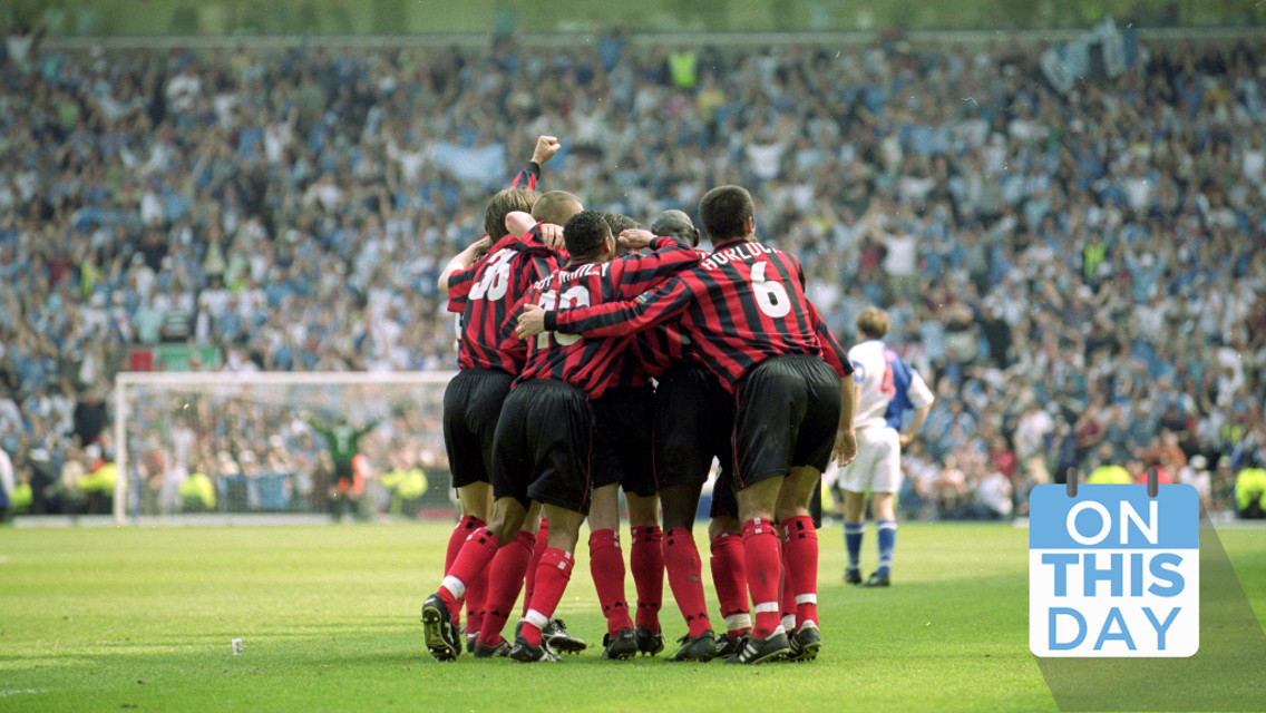 On this day: Promotion at Ewood Park!