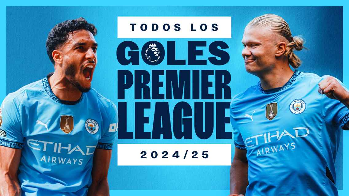 Todos los goles del City en la Premier League 2024/25