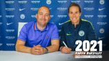 NEW DEAL: Smiles all around, as Karen Bardsley signs a two-year contract extension