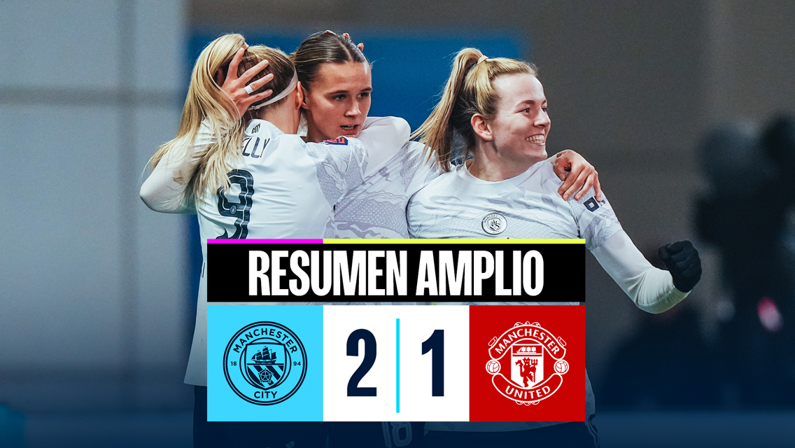 City 2-1 United: resumen