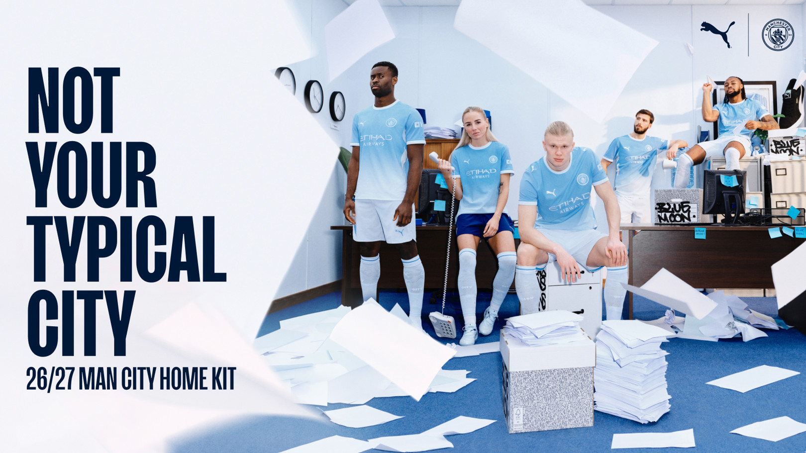 City to wear 2026/27 Home Kit for Villa clash