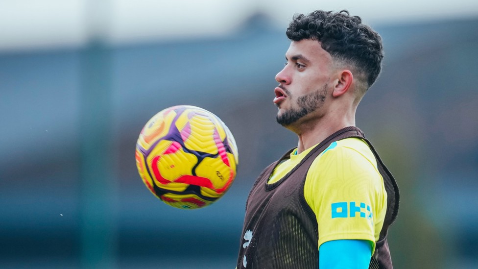 EYES ON THE PRIZE : Matheus Nunes flicks the ball up. 