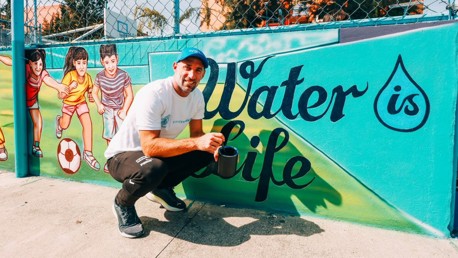 Zabaleta visits Mexico City to celebrate expansion of Xylem Water Heroes Academy 