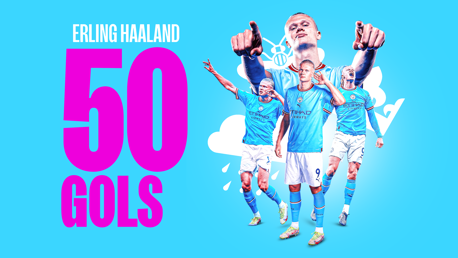 Haaland marca seu 50º gol na temporada
