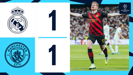 Real Madrid 1-1 City: Champions League highlights