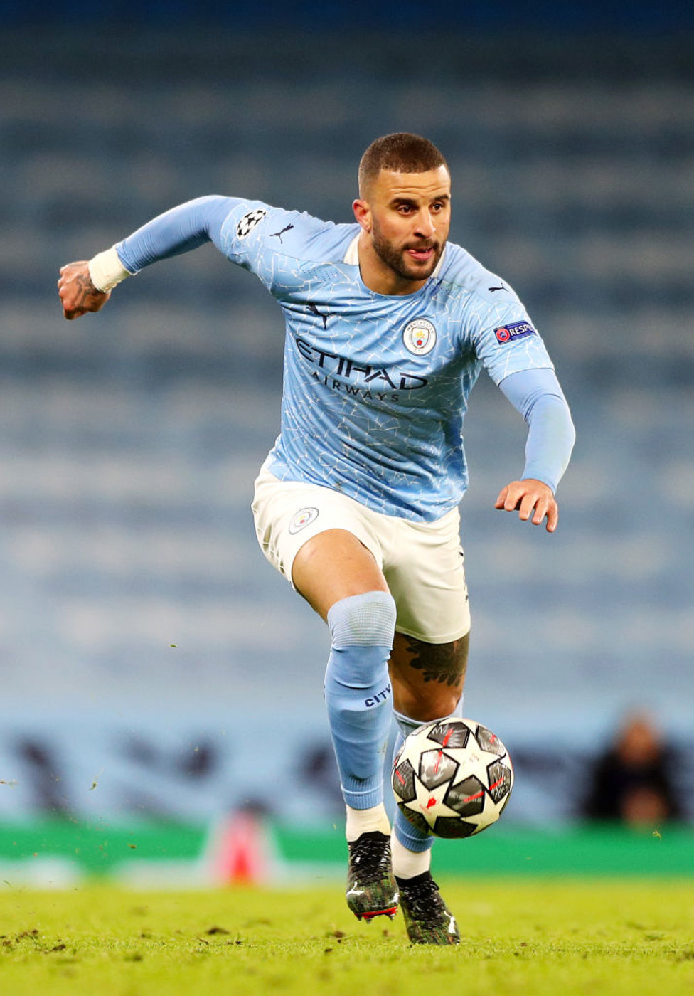 WALK ON : Our flying fullback carries the ball forward in the second half.