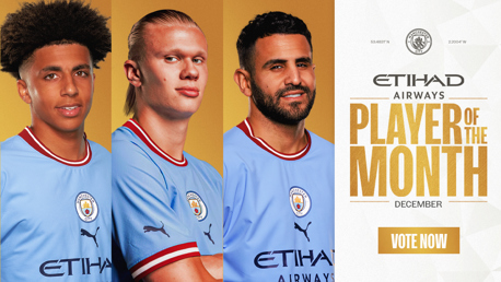 December Etihad Player of the Month nominees revealed