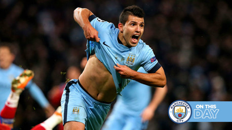 On This Day: Deyna's City bow, Aguero treble stuns Bayern 