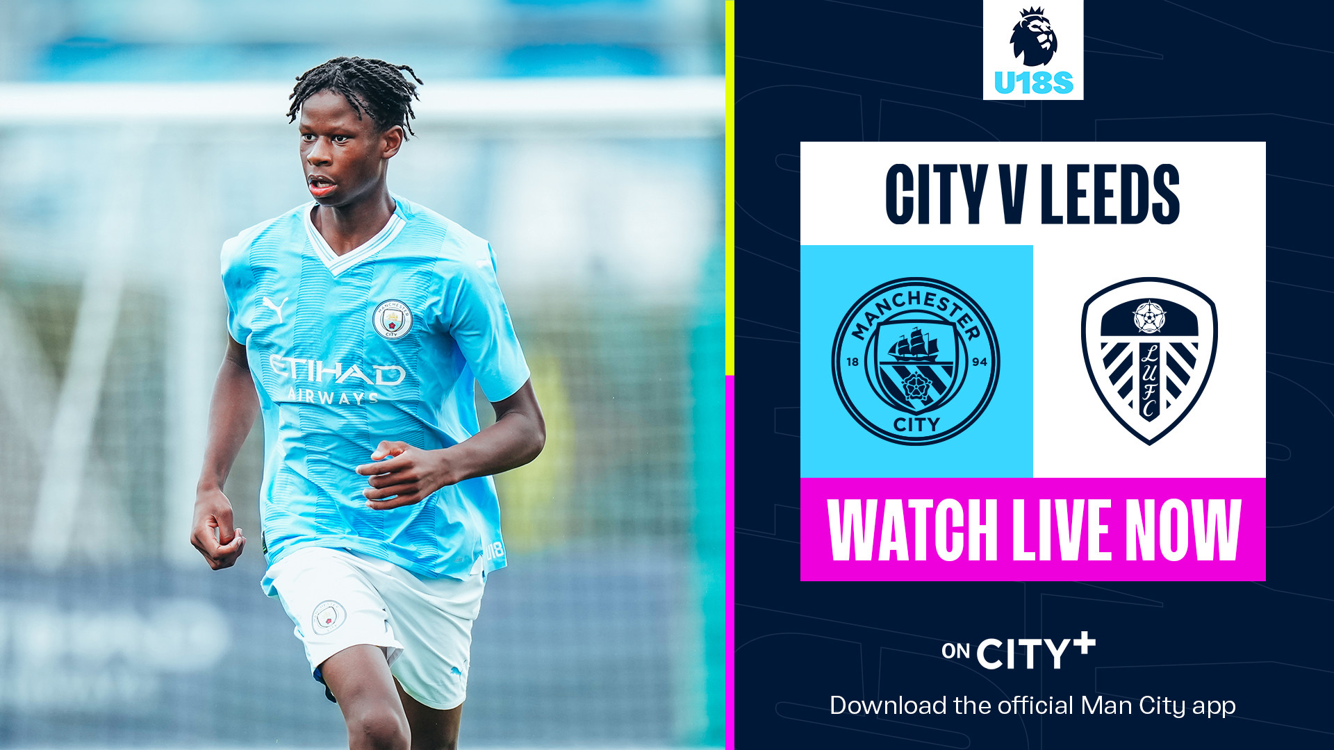 WATCH LIVE Under-18s v Leeds United