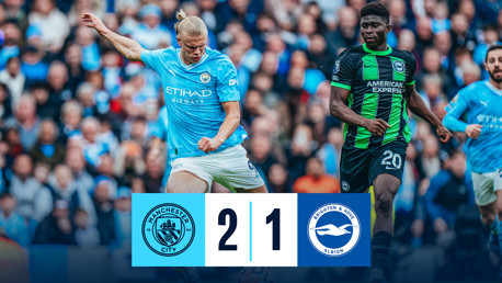 City 2-1 Brighton: Cuplikan singkat