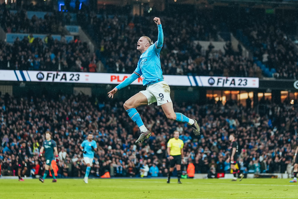 Haaland foi o nome do jogo diante do Burnley.