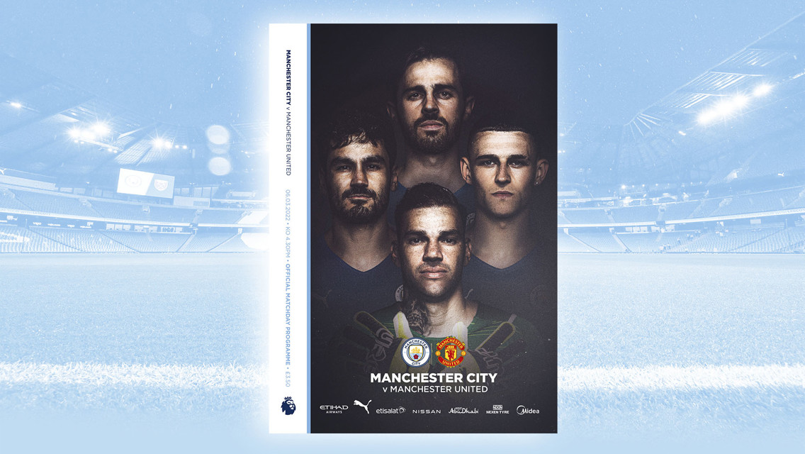 Order your programme for Sunday's Manchester derby