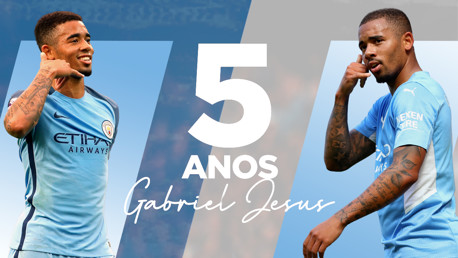 Aniversário de estreia: GABRIEL JESUS