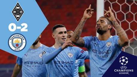 Gladbach 0-2 City: Full-match replay