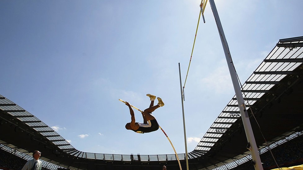 UP, UP AND AWAY : All the athletics sessions at the Stadium were sell-outs