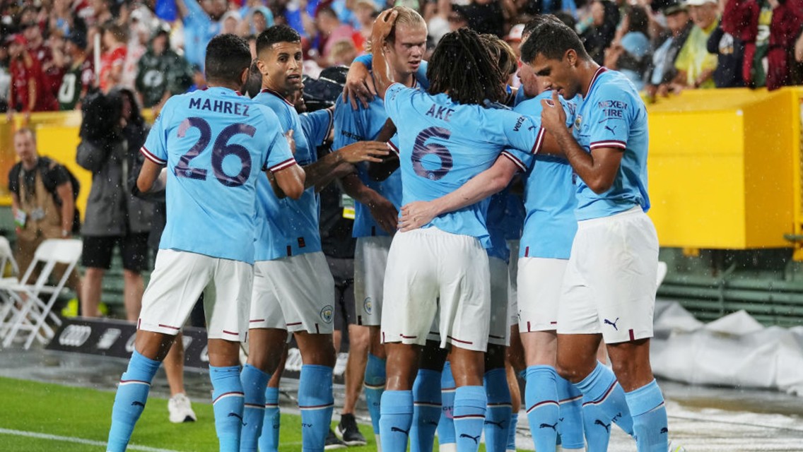 Which channel is Newcastle v Manchester City on?