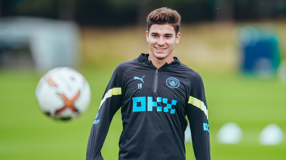 Julian Alvarez: Looking forward to his first Merseyside test