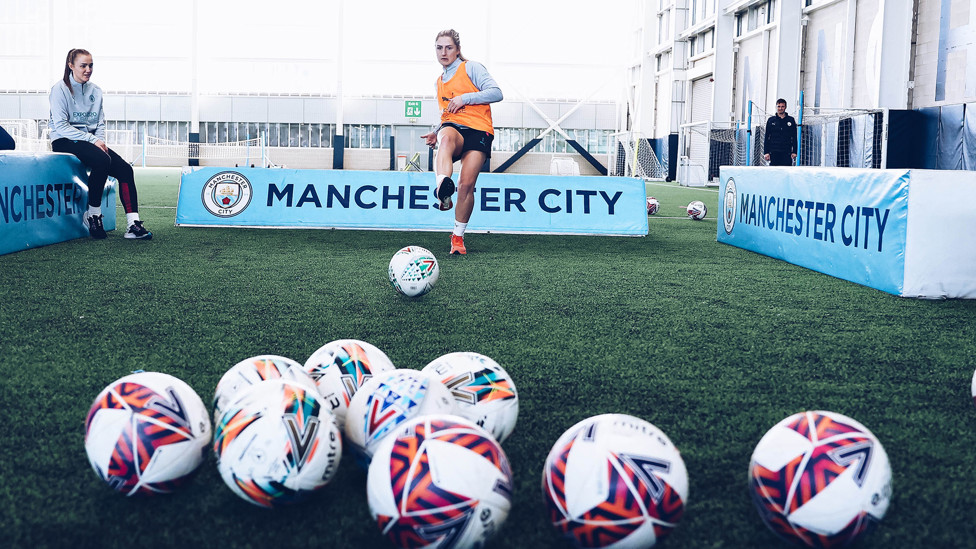 HAVING A BALL : Laura Coombs celebrated her birthday at the weekend