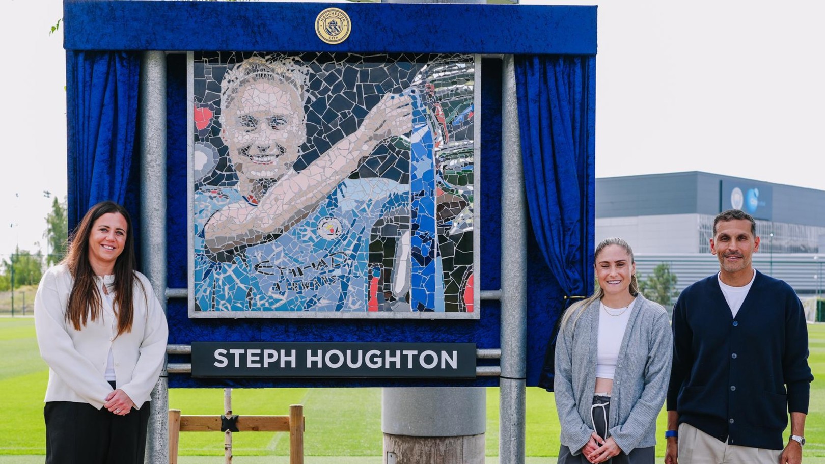 Chairman honours Houghton with mosaic at City Football Academy
