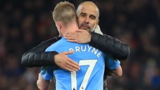De Bruyne and Guardiola shortlisted for top UEFA awards