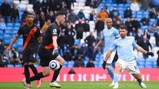 AGUEROOOO: The Etihad erupts as Aguero scores in his final league match for City.