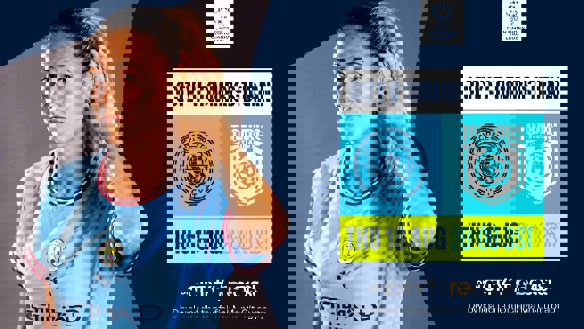 Watch City v WFC Tomiris-Turan on CITY+ and Recast