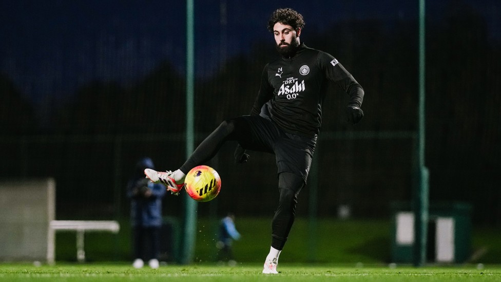 HAT'S OFF : Josko takes off his woolly hat