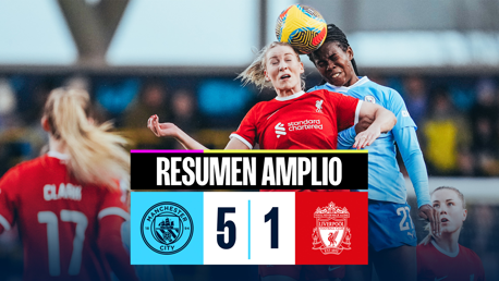 City 5-1 Liverpool: resumen amplio