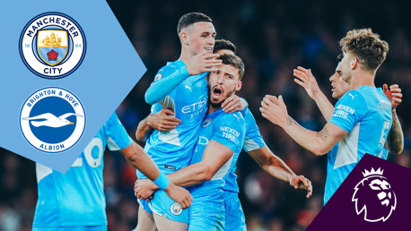 City v Brighton: Full-match replay