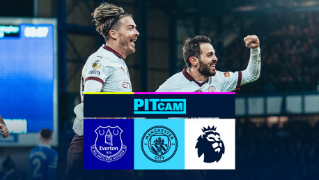 Everton 1-3 City: Pitcam highlights