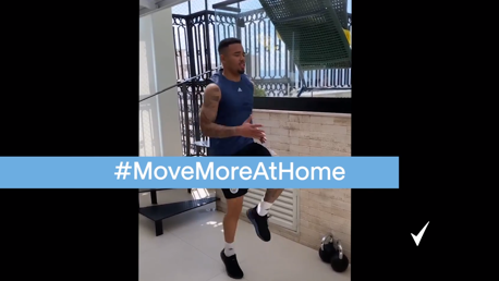 #MoveMoreAtHome avec Jesus, Coombs, Lescott & Rodrigo