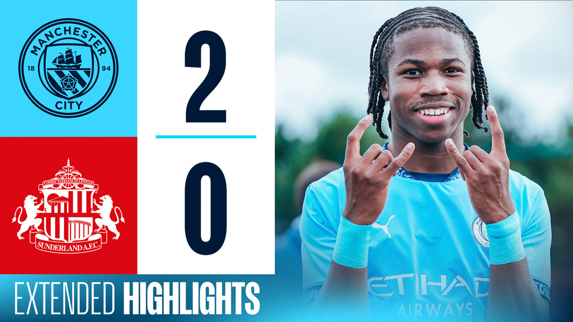Extended highlights: City U18s 2-0 Sunderland 