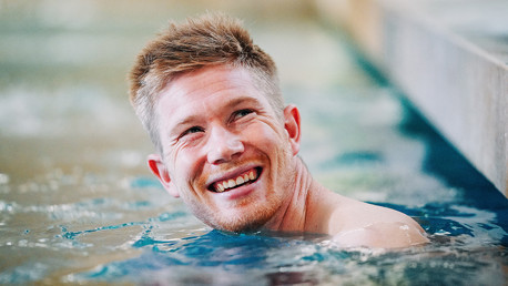 ALL SMILES: Last night's performance has clearly pleased our Belgian superstar!