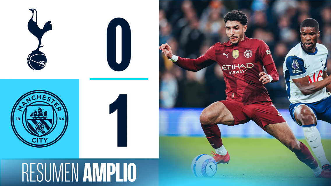 Spurs 0-1 City: resumen amplio