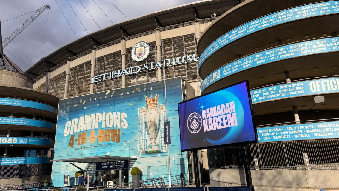 Fourth annual Iftar held at Etihad Stadium