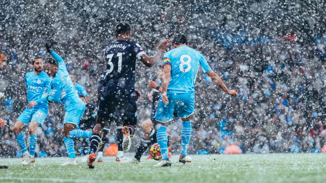 GUNDOGOAL: Ilkay taps in the opener just after the half hour mark!